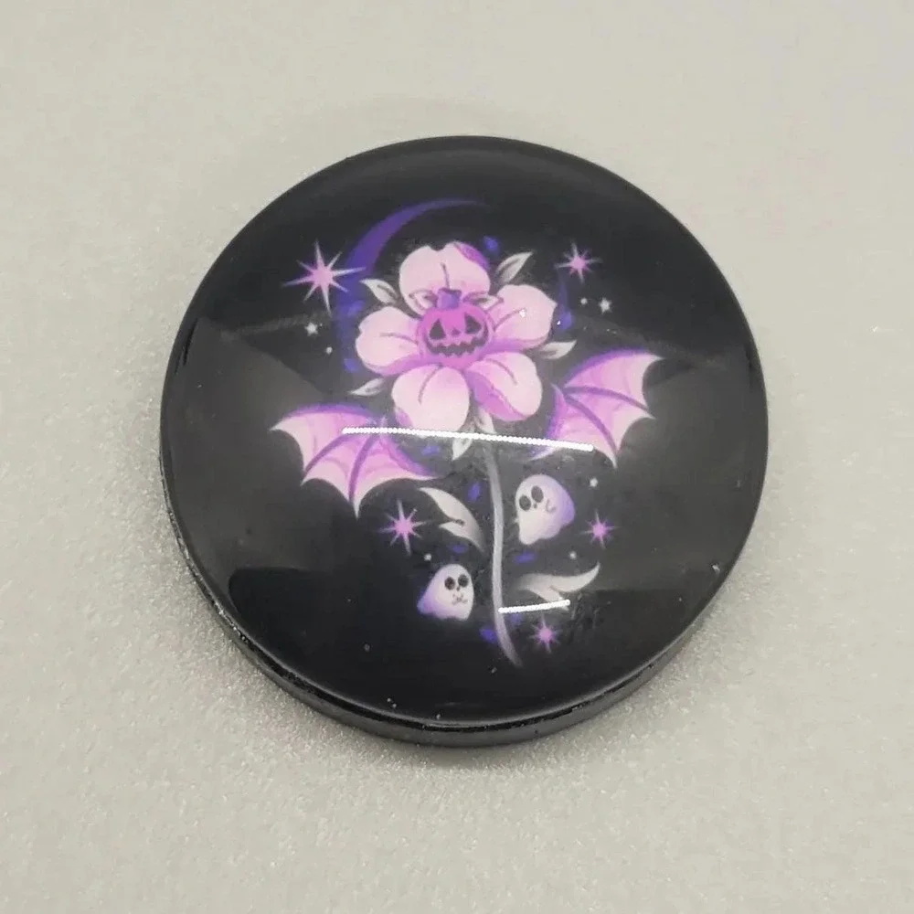 Heavy Duty Magnet, Spooky Flower Halloween